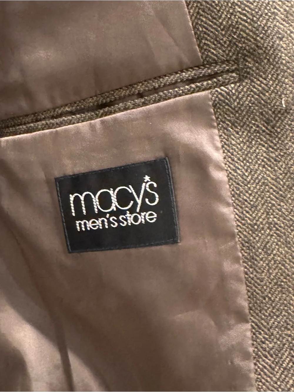 Club Room Macy’s Tweed Herringbone Blazer | Wool Alpaca Blend | Men’s 40 Long⁠